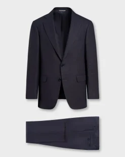 Navy Puro Linen Suit