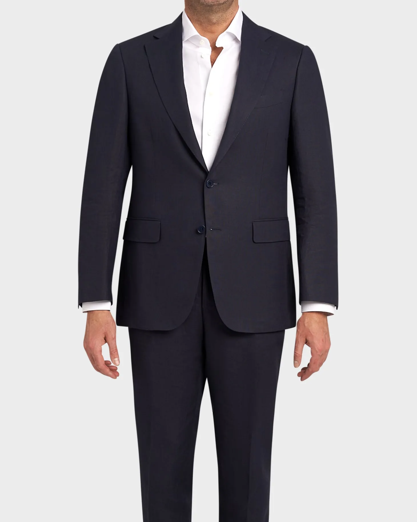 Navy Puro Linen Suit