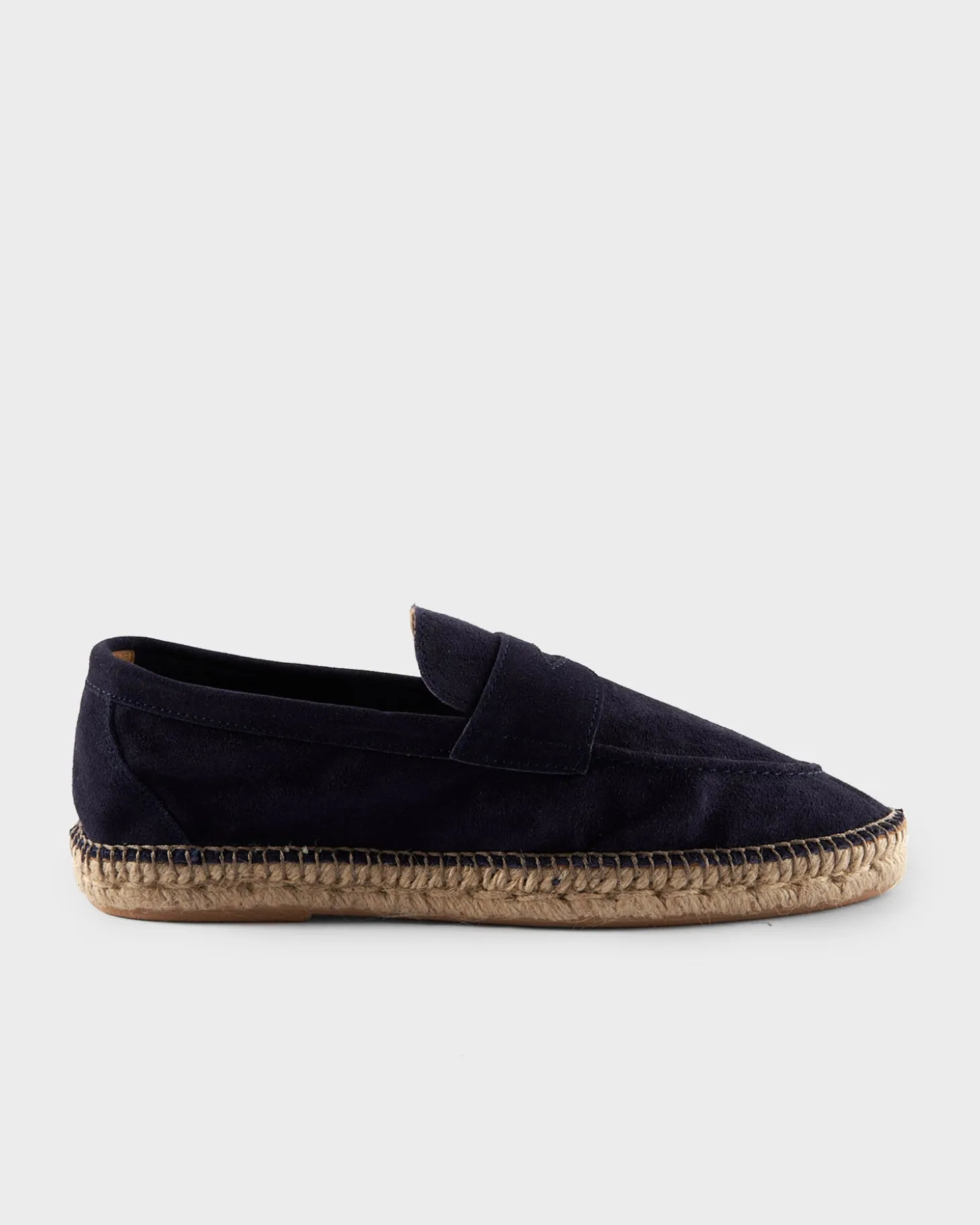 Navy Suede Espadrilles