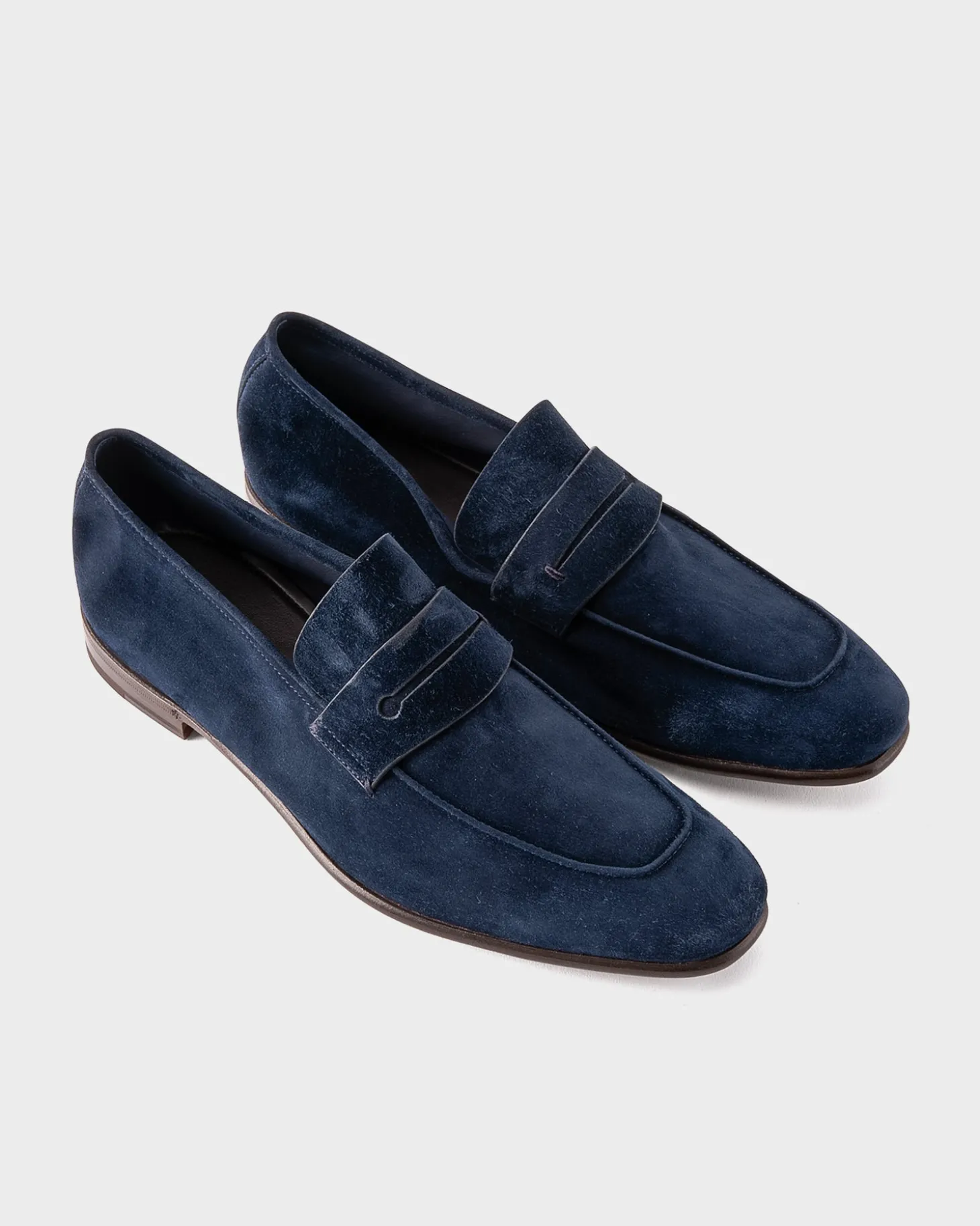 Navy Suede L'Asola Loafers