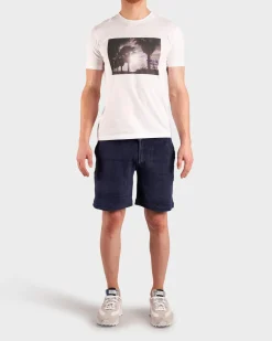 Navy Terry Towelling Shorts