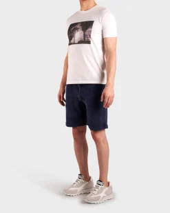 Navy Terry Towelling Shorts