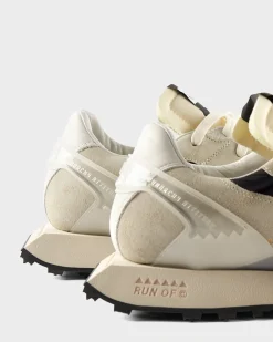 Off White And Black Bodrum Sneakers