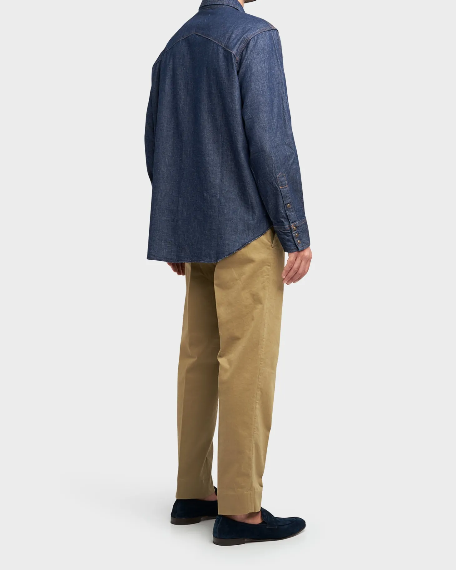 Olive Cotton Chinos