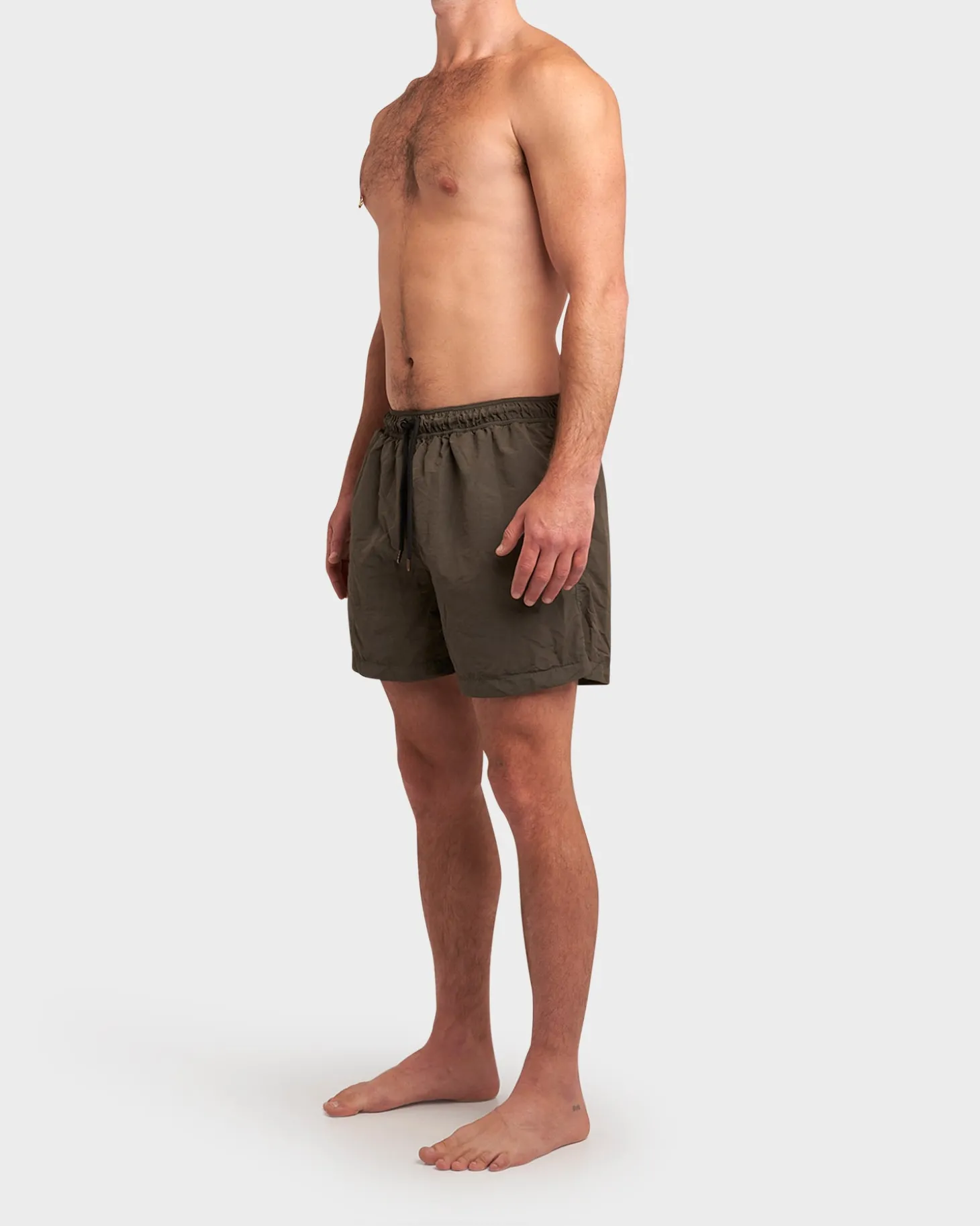 Olive Green Swim Shorts