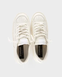 Optic White Stardan Leather Sneakers