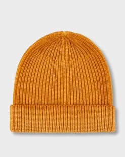 Orange Wool Beanie