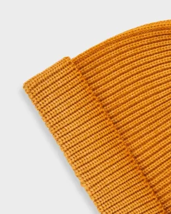 Orange Wool Beanie