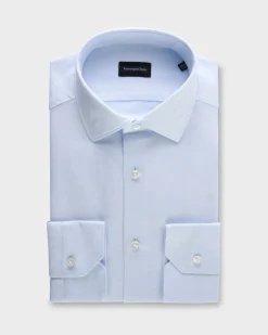 Pale Blue Cotton Linen Shirt