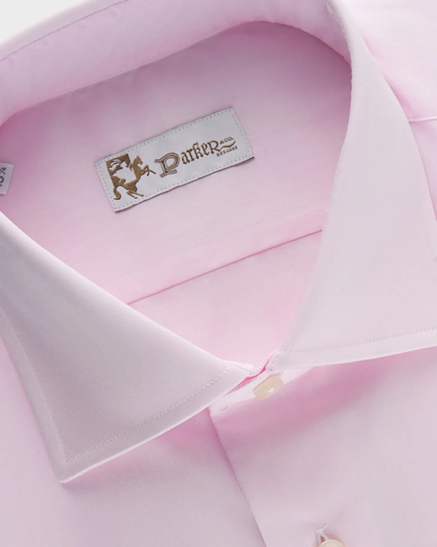 Pale Pink Cotton Twill Shirt