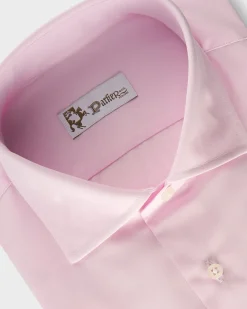 Pink Cotton Business Shirt