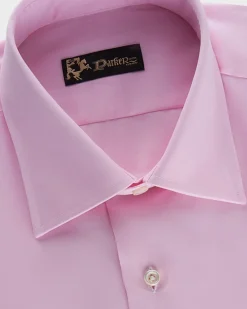 Pink Cotton Twill Shirt