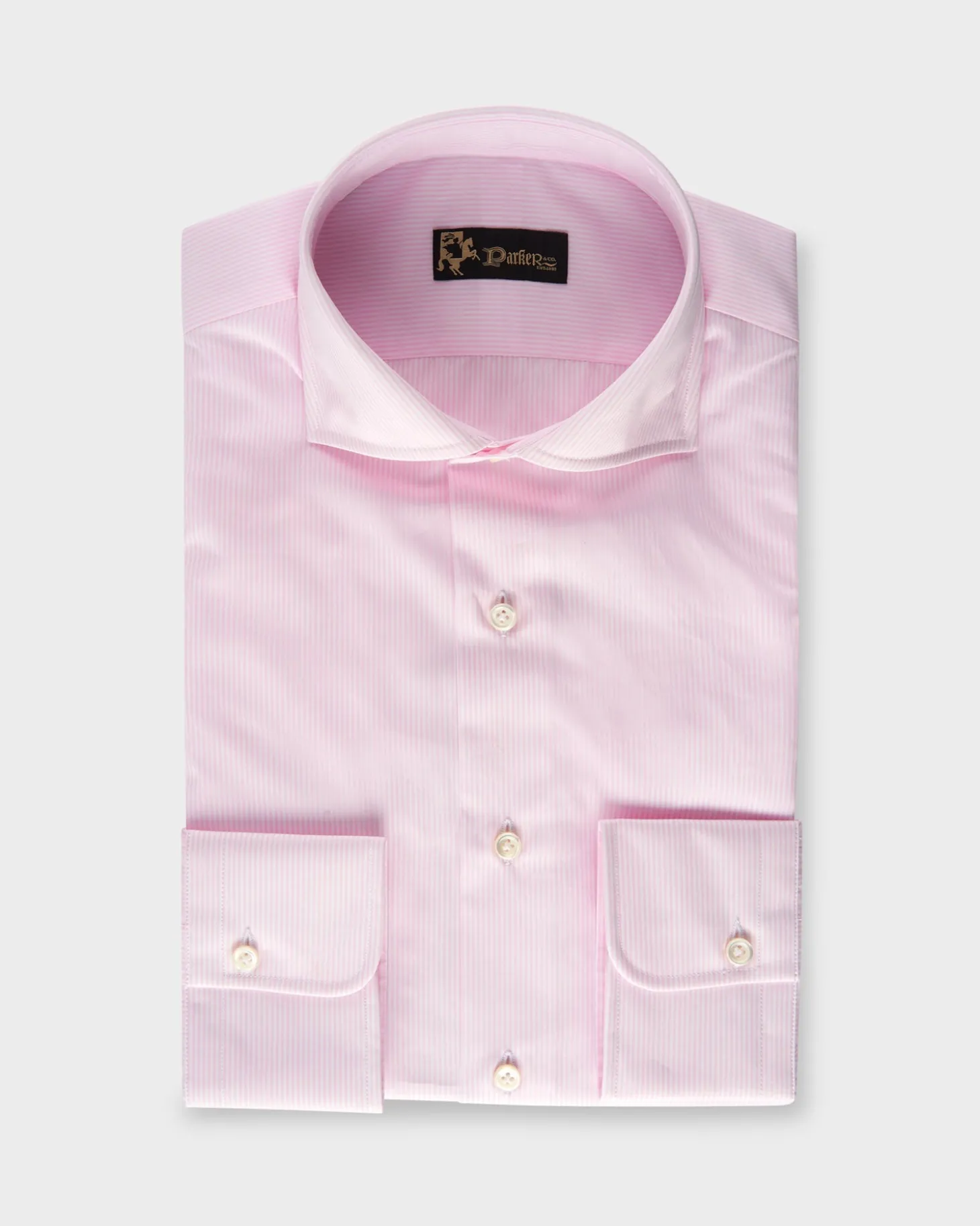 Pink Pinstripe Cotton Shirt