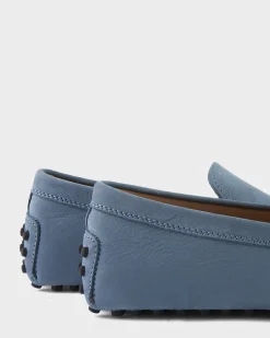 Powder Blue Gommino Nubuck Driving Shoes