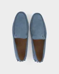 Powder Blue Gommino Nubuck Driving Shoes