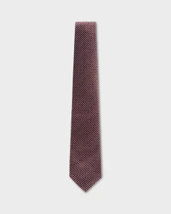 Red White And Blue Striped Abstract Pattern Tie