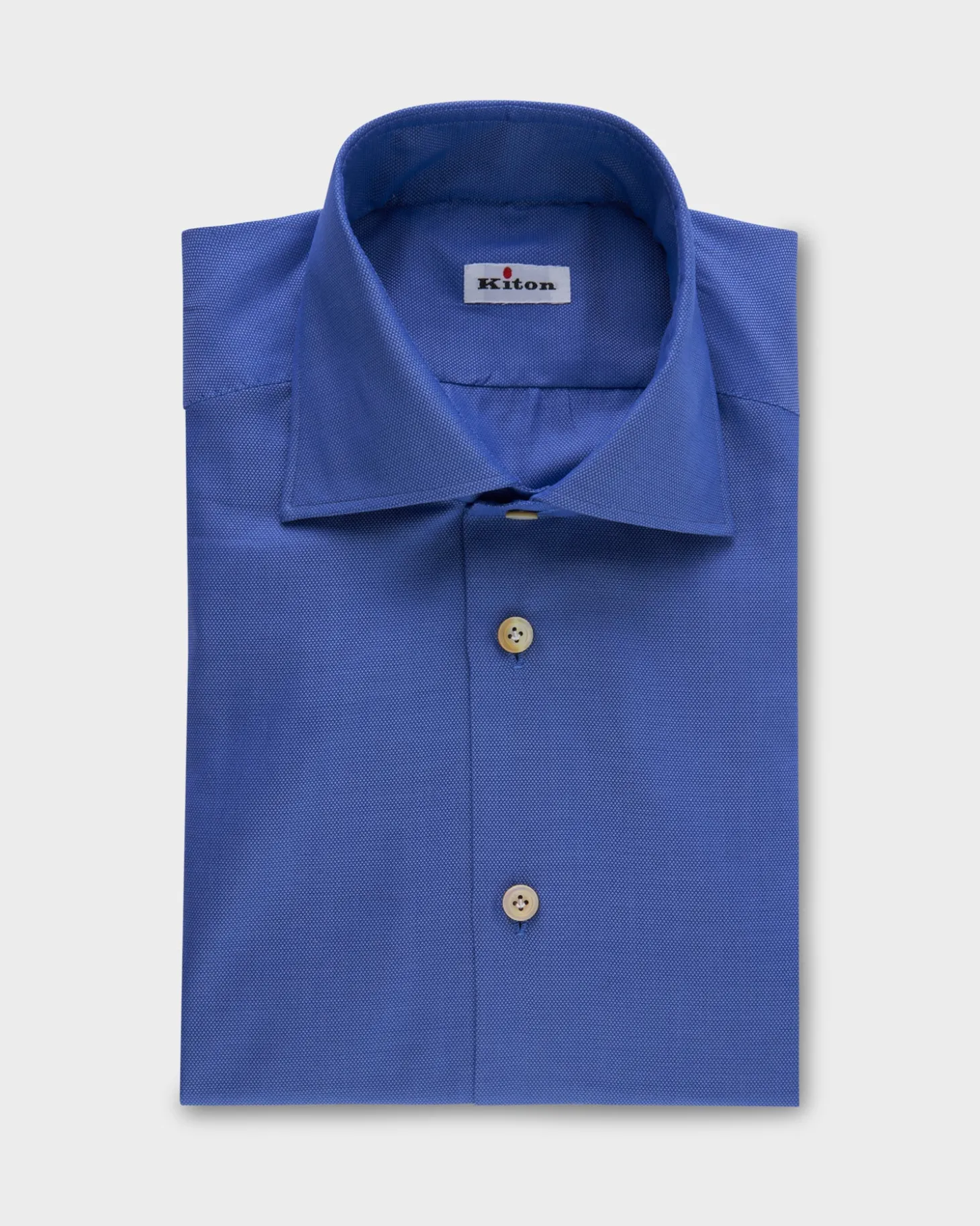 Royal Blue Oxford Weave Cotton Shirt