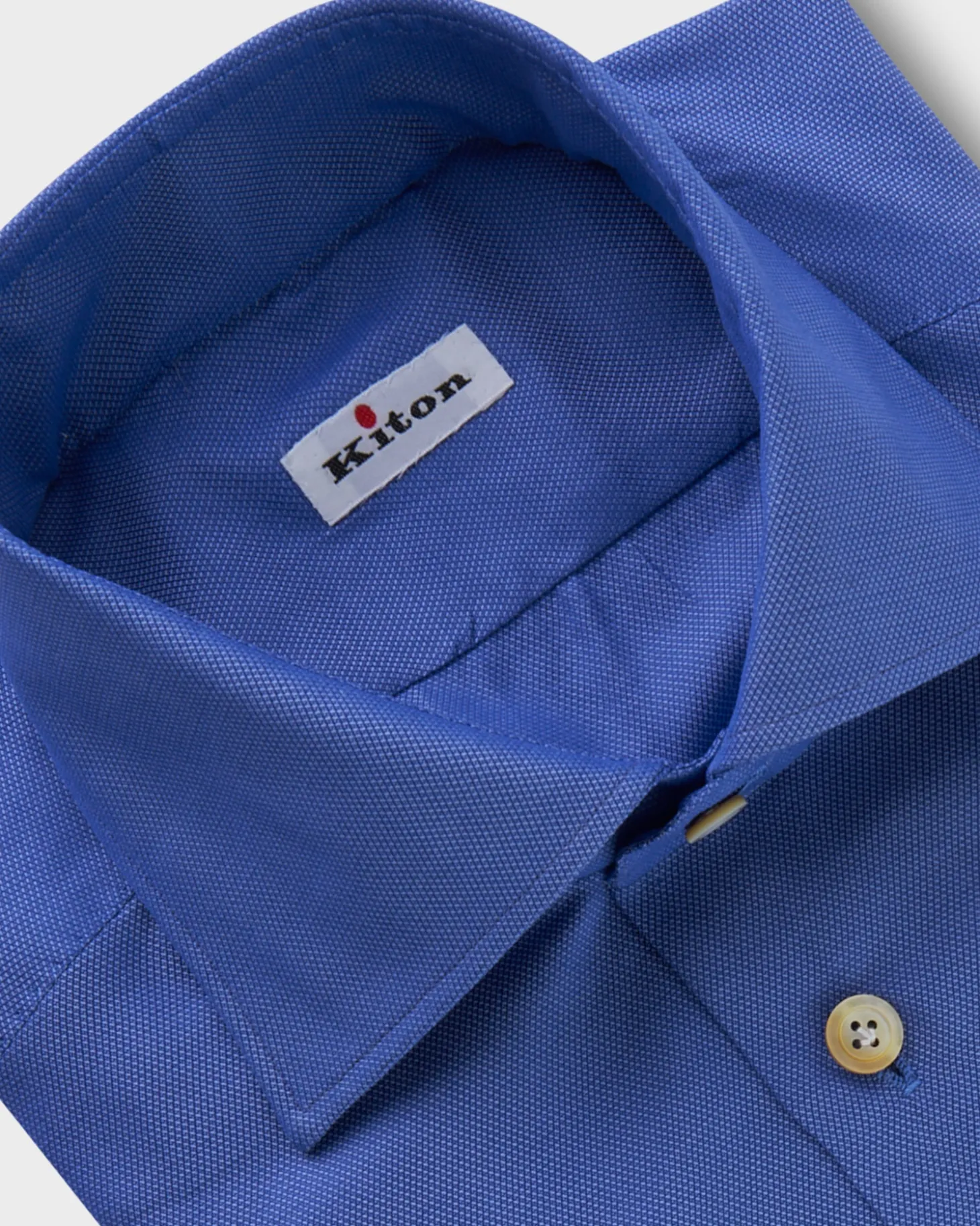 Royal Blue Oxford Weave Cotton Shirt