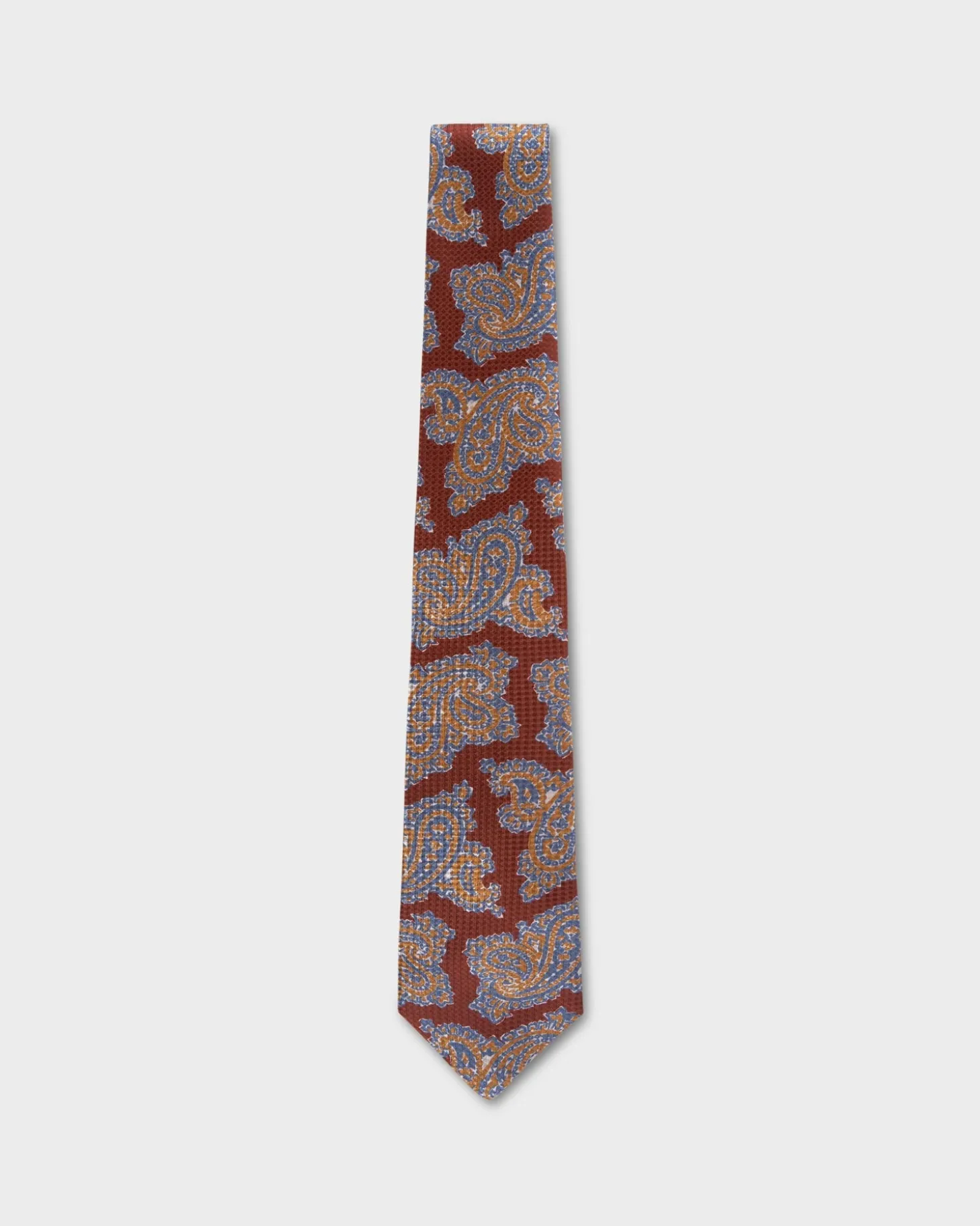 Rust Paisley Tie