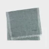 Sage Green Linen Scarf