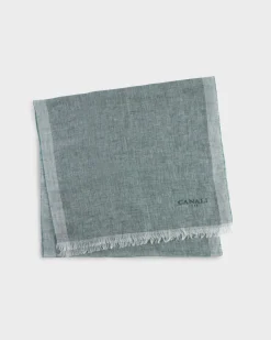 Sage Green Linen Scarf