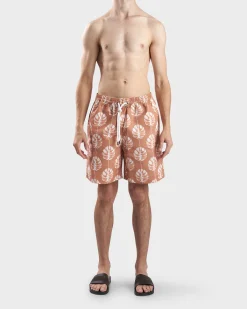 Sandstone Botanico Leaf Print Board Shorts