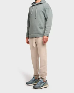 Sea Green Cotton Fleece Hoodie
