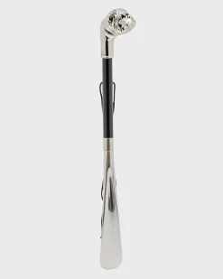 Silver Bulldog Shoe Horn