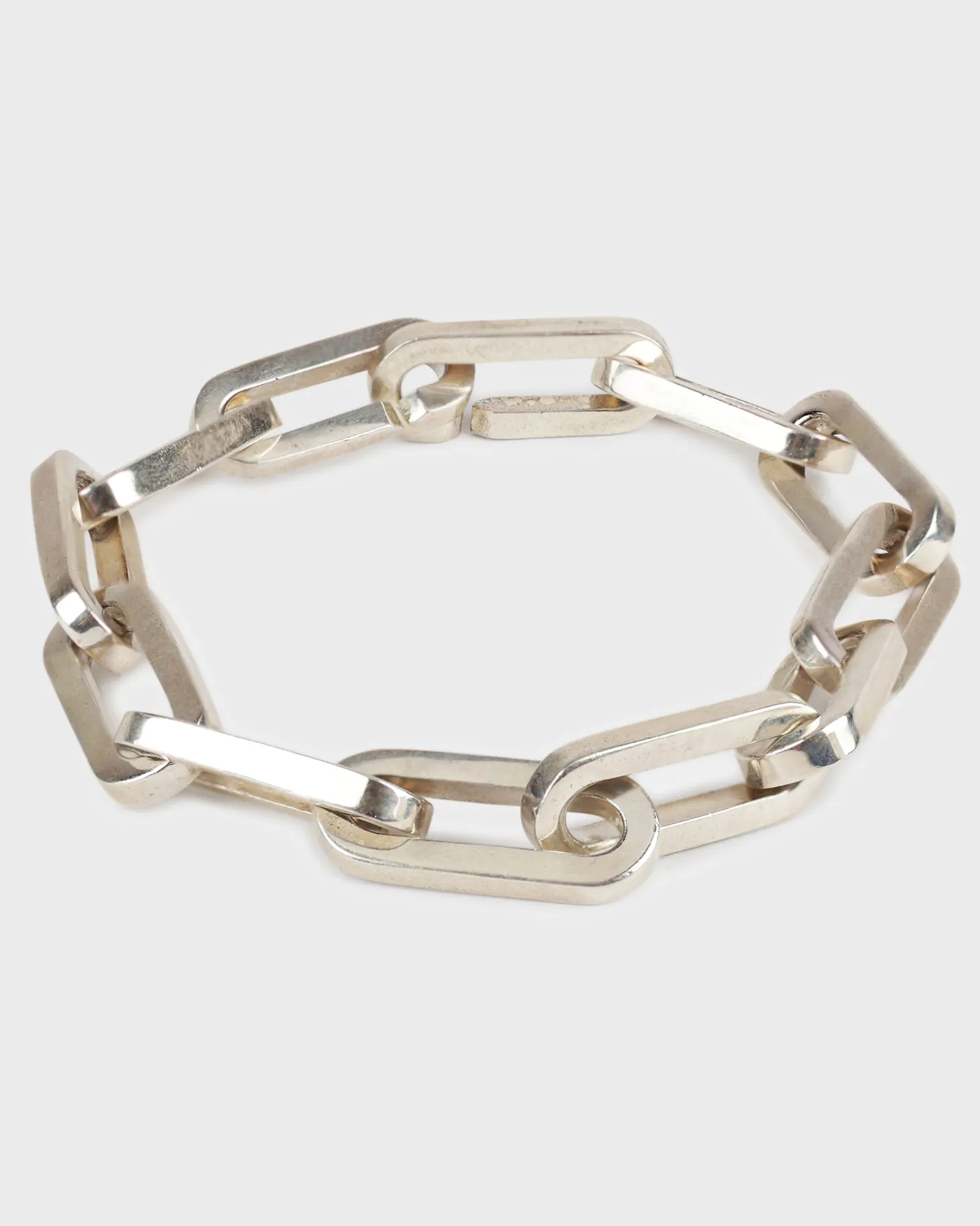Silver Chunky Link Bracelet