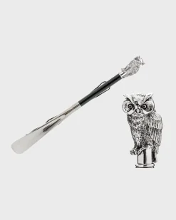 Silver Owl Shoe Horn