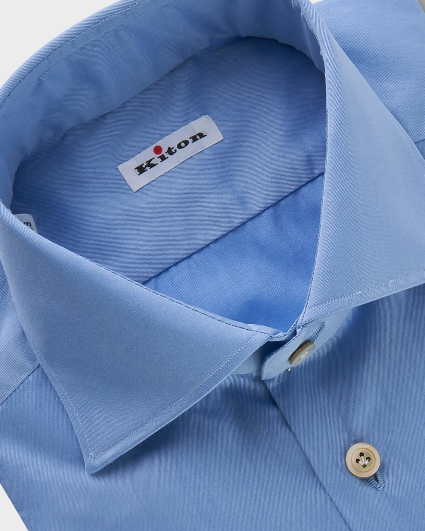 Sky Blue Fine Twill Cotton Shirt