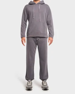 Slate Grey Cotton Hoodie