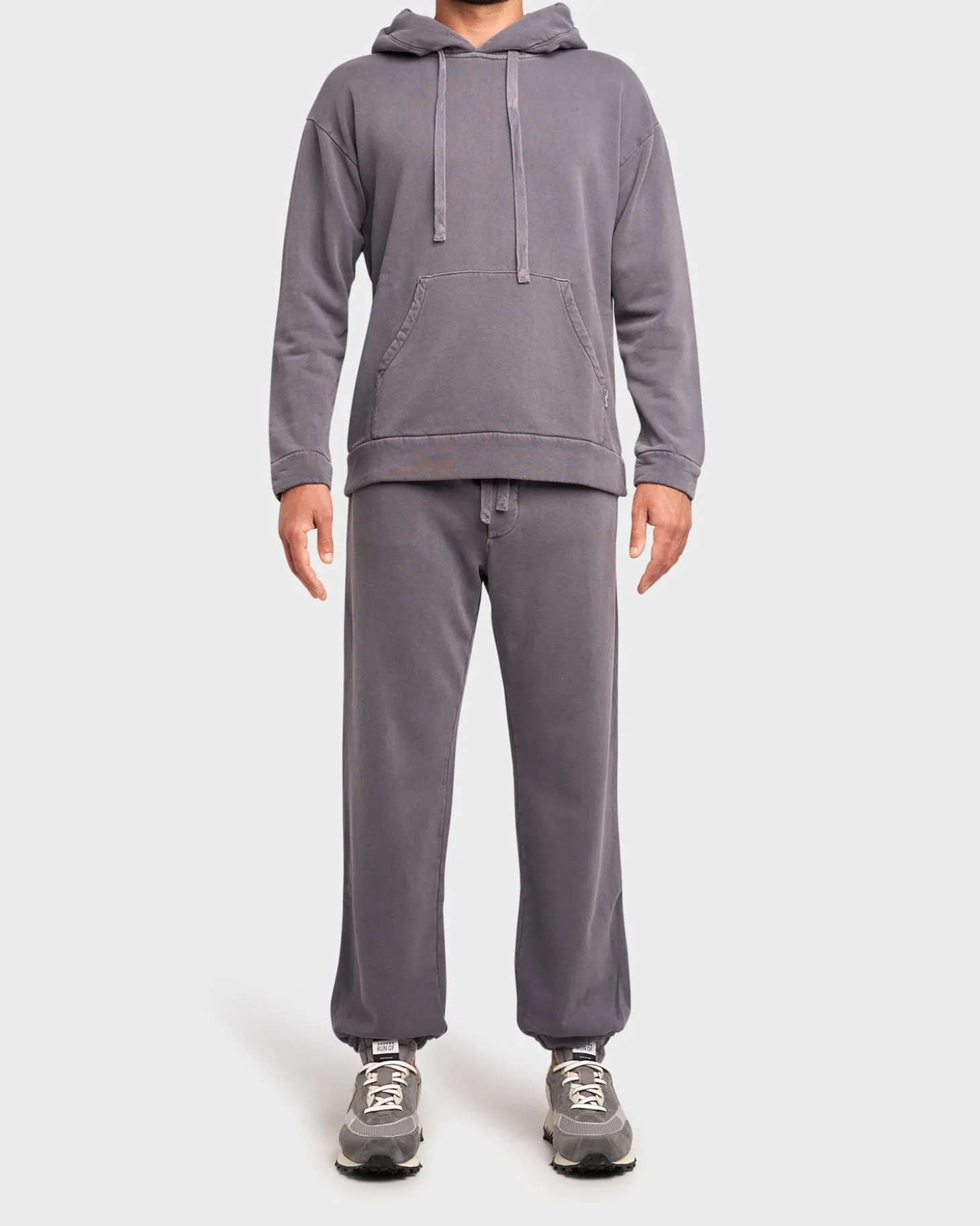 Slate Grey Cotton Hoodie