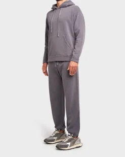 Slate Grey Cotton Hoodie