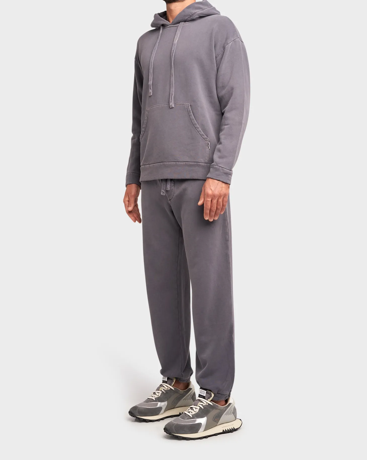 Slate Grey Cotton Hoodie