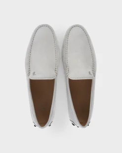 Stone Grey Gommino Nubuck Driving Shoes