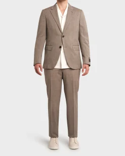 Stone Trofeo Seersucker Wool Silk Linen Suit