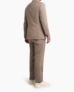 Stone Trofeo Seersucker Wool Silk Linen Suit