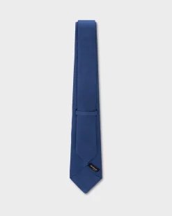 Textured Blue Silk Tie
