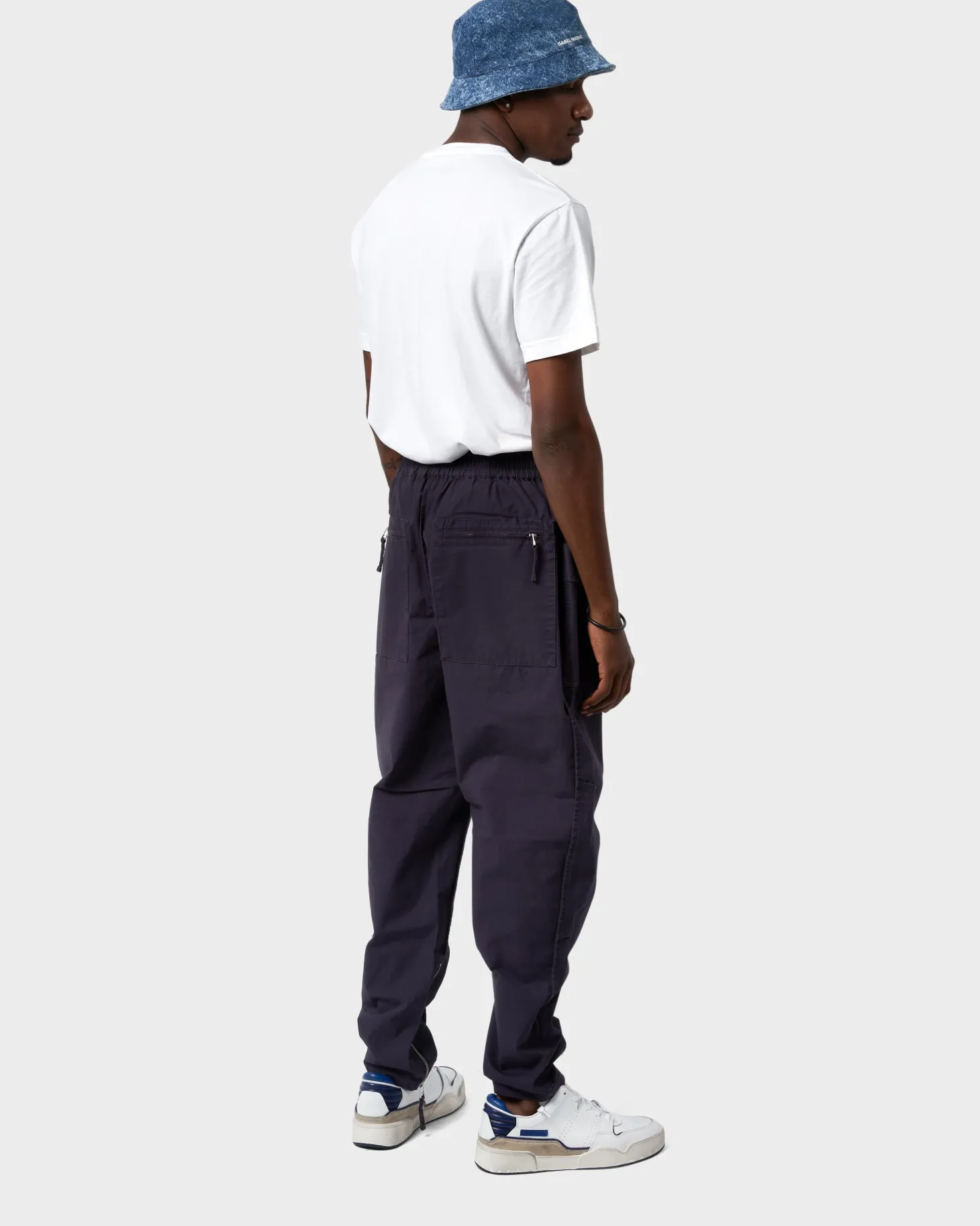 Tilsen Cotton Cargo Trousers Charcoal