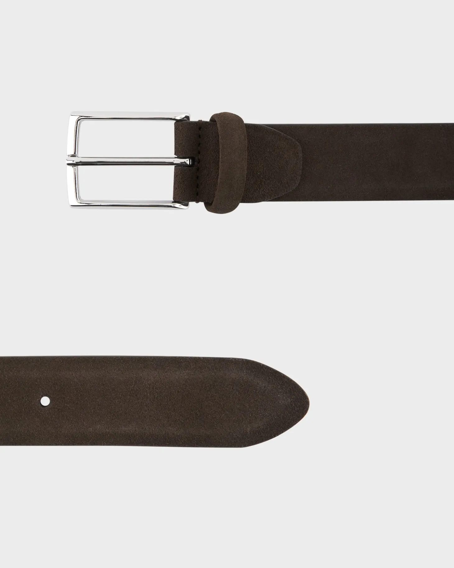Tobacco Brown Suede Belt