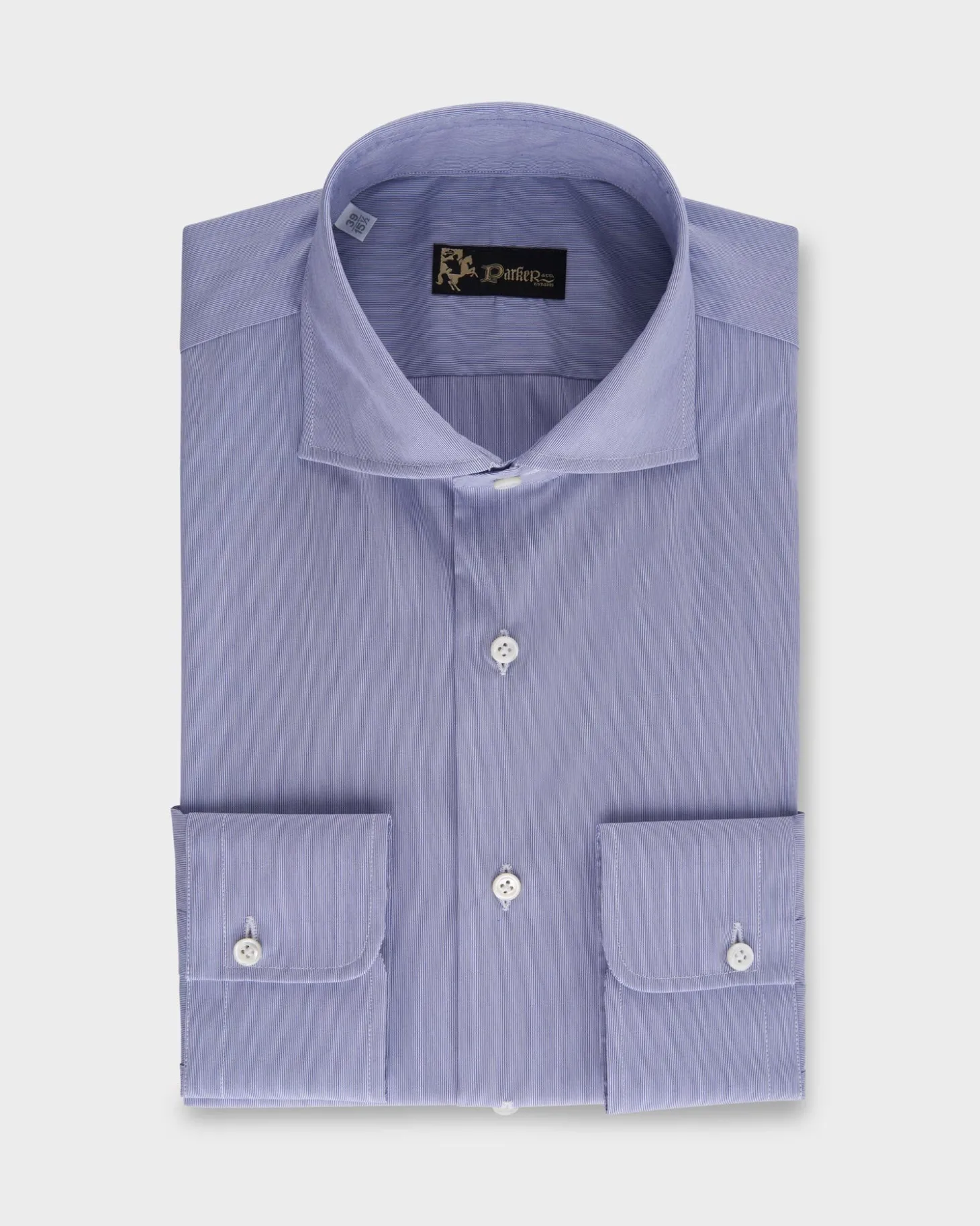 Ultra Fine Pinstripe Stretch Cotton Shirt