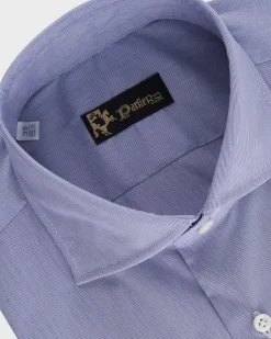 Ultra Fine Pinstripe Stretch Cotton Shirt