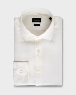 White Cashco Twill Shirt