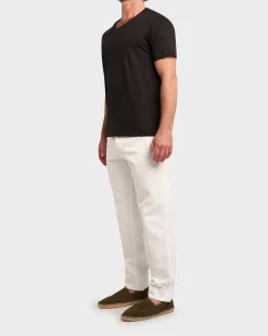 White Cotton Chinos