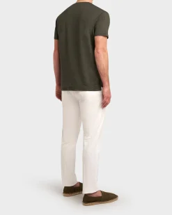 White Cotton New Barcelona Chinos