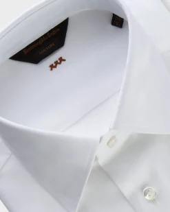 White Couture Sea Island Cotton Shirt