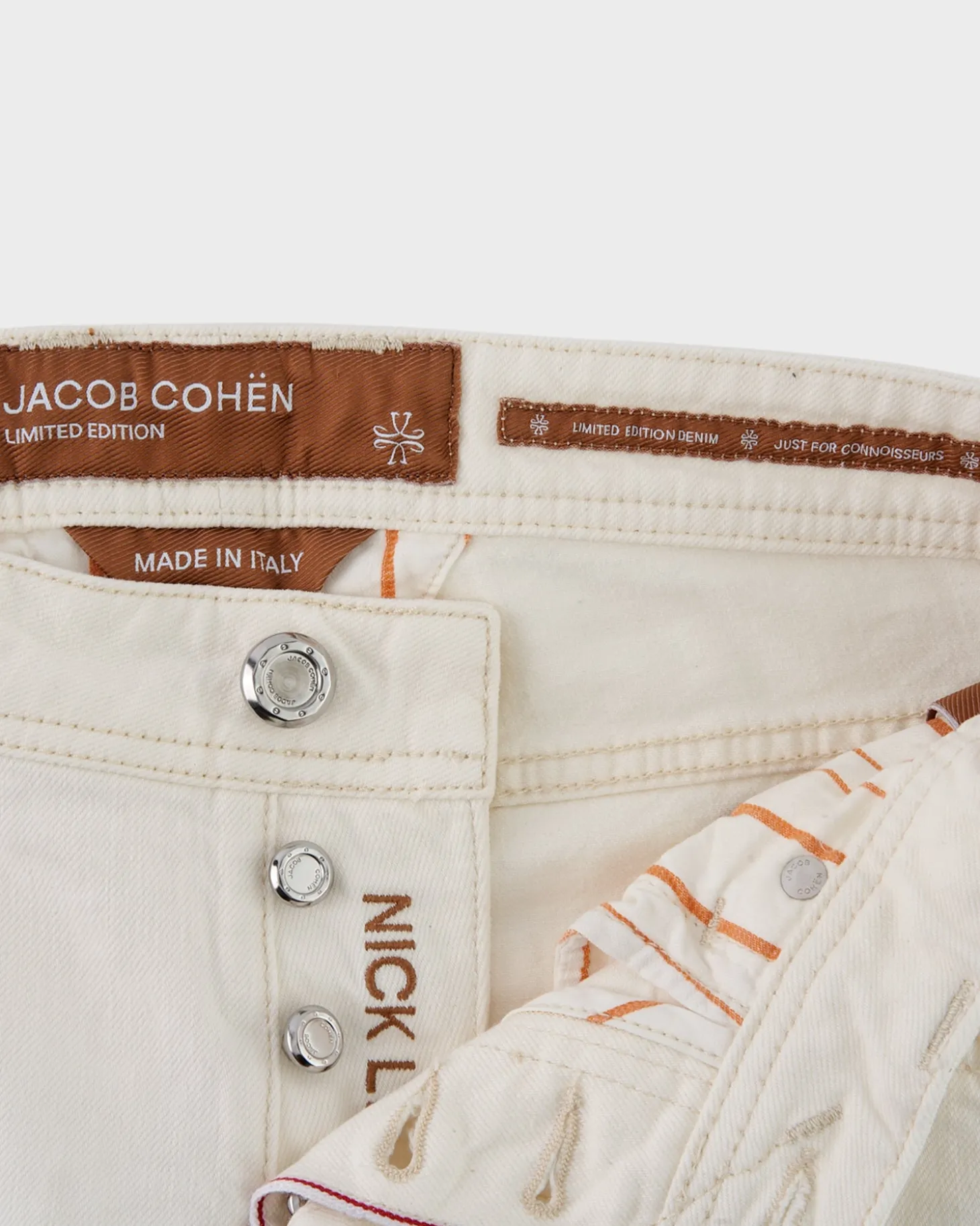 White Limited Edition Slim Fit Jeans