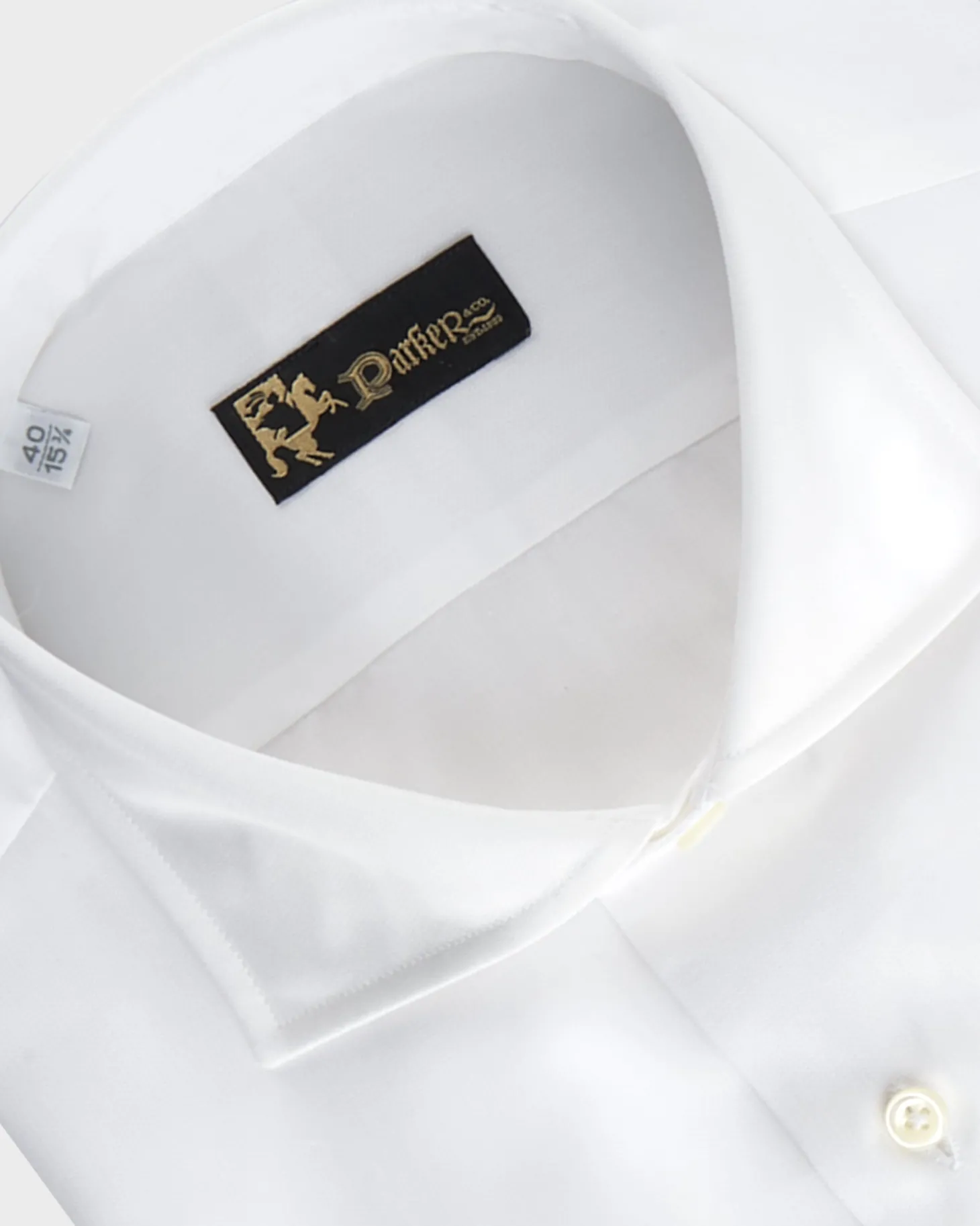 White Microstructure Cotton Shirt