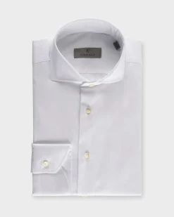 White Stretch Modern Fit Shirt
